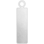 Metalen label, aluminium, langwerpig, afm 20x5 mm, gatgrootte 1,9 mm, dikte 1,3 mm, 20 stuk/ 1 doos Metalen label, aluminium, langwerpig, afm 20x5 mm, gatgrootte 1,9 mm, dikte 1,3 mm, 20 stuk/ 1 doos
