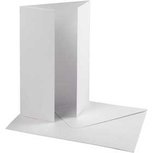 Parelmoer kaart & envelop, wit, afmeting kaart 10,5x15 cm, afmeting envelop 11,5x16,5 cm, 230 gr, 10 set/ 1 doos Parelmoer kaart & envelop, wit, afmeting kaart 10,5x15 cm, afmeting envelop 11,5x16,5 cm, 230 gr, 10 set/ 1 doos