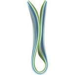 Quilling stroken, blauw, groen, lime groen, turquoise, L: 78 cm, B: 5 mm, 120 gr, 100 stuk/ 1 doos Quilling stroken, blauw, groen, lime groen, turquoise, L: 78 cm, B: 5 mm, 120 gr, 100 stuk/ 1 doos