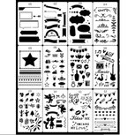 Sjablonen Tekenen - Sjablonen schrijven - Handlettering - Bullet Journaling - Banners, Lijntjes, Bloemen, Engeltjes, Muziek, Feest - 12 stuks Sjablonen Tekenen - Sjablonen schrijven - Handlettering - Bullet Journaling - Banners, Lijntjes, Bloemen, Engeltjes, Muziek, Feest - 12 stuks