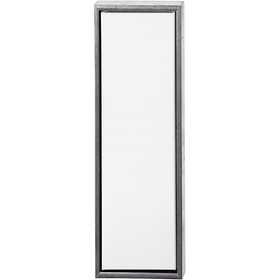 ArtistLine Canvas met lijst, antiek zilver, wit, afm 24x64 cm, 360 gr, 1 stuk