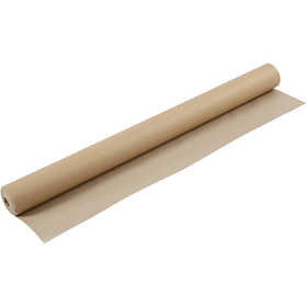 Kraft papier op rol, bruin, B: 96 cm, 130 gr, 30 m/ 1 rol