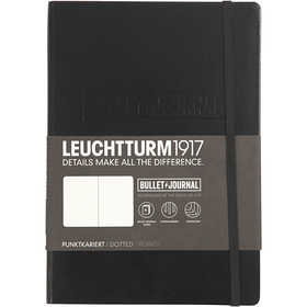 Bullet Journaling Notebook , zwart, A5, dikte 2 cm, 240 , 1 stuk