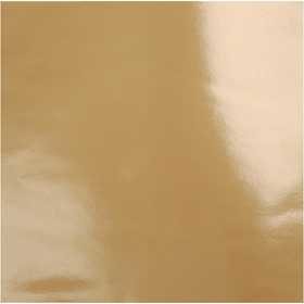 Origamipapier, goud, afm 10x10 cm, 128 gr, 20 vel/ 1 doos
