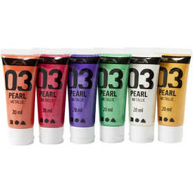 Acrylverf - Extra Kleuren - Metallic - A-color - 6x20 ml