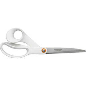 Universele schaar, wit, L: 24 cm, rechtshandig, 1 stuk