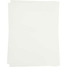 Transfer vellen, wit, 21,5x28 cm, voor donker en licht textiel, 3 vel/ 1 doos