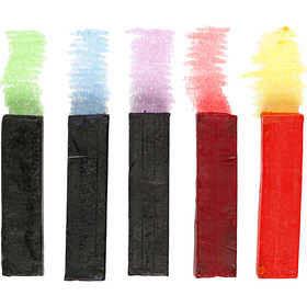 Zeepverf - Diverse Kleuren - 5 Stuks