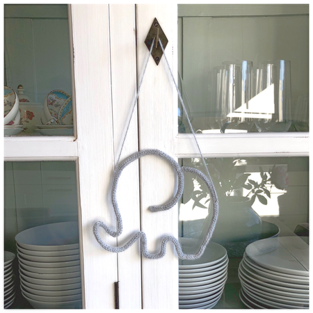 Hanger - Olifant - Dierenhanger - Handmade - Decoratief