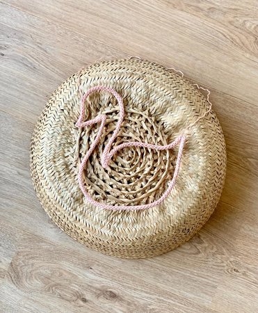 Hanger - Zwaan - Wol - Dierenhanger - Handgemaakt - Decoratief