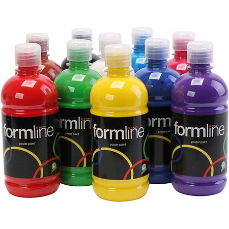 Cover verf - Diverse Kleuren - Matt - Formline - 10x500ml