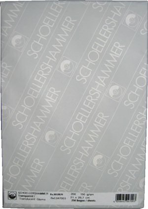 Transparant papier A4 25 stuks