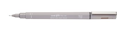 Fineliner - 0.1 - 0,10mm - Lichtgrijs - Uni Pin