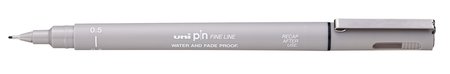 Uni Pin fineliner 0.5 lichtgrijs