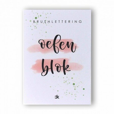 Oefenblok Brushlettering - wit - A5 - 160 170 200 grams - Papicolor