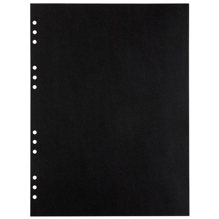 Papier - Tekenpapier - Zwart - A3 - 120 grams - Perforatiegaten - Afscheurrand - MyArtBook - 20 vellen