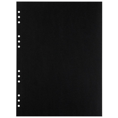 Papier - Tekenpapier - Zwart - A3 - 210 grams - Perforatiegaten - Afscheurrand - MyArtBook - 20 vellen