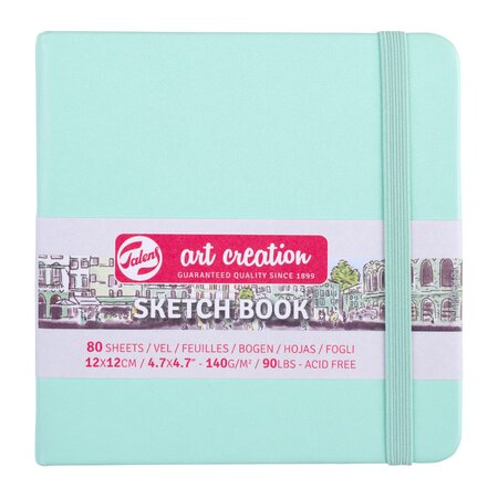 Art creation schetsboek 12x12 cm 140g fresh mint