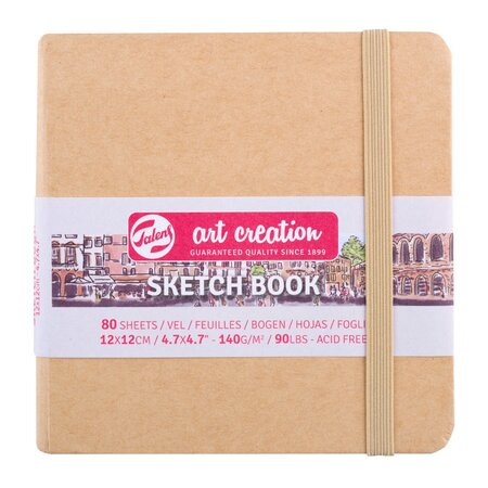 Art creation schetsboek 12x12 cm 140g kraft