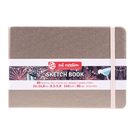 Art creation schetsboek 21x14,8 cm 140g champagne pink