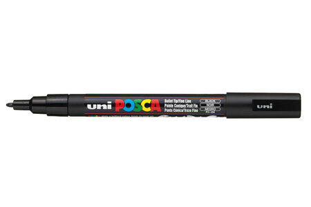 Posca PC-3M 24 zwart