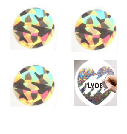Krasstickers - Zelf krasplaatjes maken - Kraskaart Sticker - Rondjes - Zilver Metallic - 2,5cm - 10 stuks