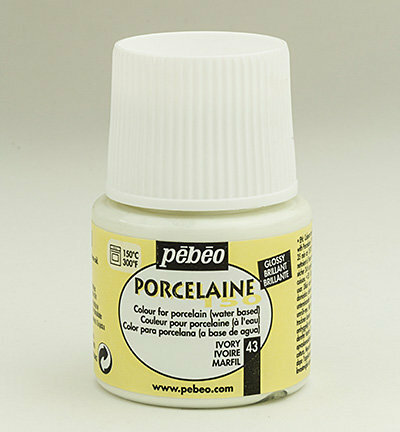 Pebeo porseleinverf 43 ivory 45 ml