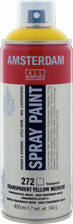 Amsterdam spraypaint 272 transparantgeel middel 400 ml