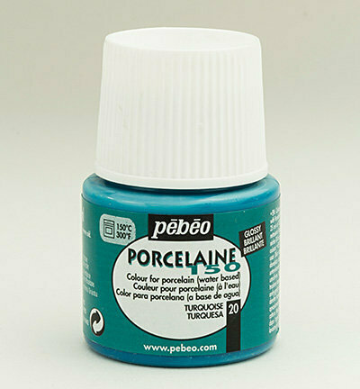 Pebeo porseleinverf 20 turquoise 45 ml