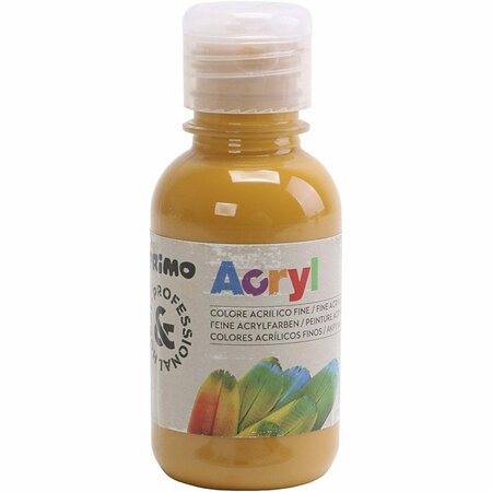 Acrylverf - Ochre Verf - Luxe Acrylverf Ochre - Acrylaatverf - Acrylic paint - Ochre Hobbyverf - Knutselen en Verven - Sneldrogende Verf - 125ml