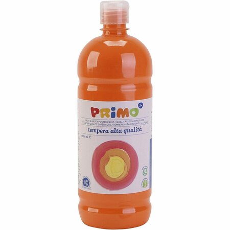 Acrylverf - Oranje Verf - Luxe Schoolverf Oranje - Acrylaatverf - Acrylic paint - Matte Waterbasis Hobbyverf - Knutselen en Verven - Sneldrogende Verf - 1000ml