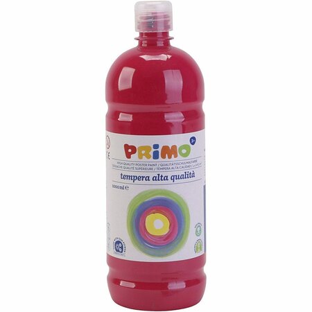 Acrylverf - Rode Verf - Luxe Schoolverf Primair Rood - Acrylaatverf - Acrylic paint - Matte Waterbasis Hobbyverf - Knutselen en Verven - Sneldrogende Verf - 1000ml