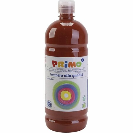 Acrylverf - Bruine Verf - Luxe Schoolverf Bruin - Acrylaatverf - Acrylic paint - Matte Waterbasis Hobbyverf - Knutselen en Verven - Sneldrogende Verf - 1000ml