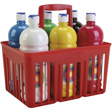 Hobbyverf - Schoolverf - Waterverf - Matt Verf - Primo Verf - Verf Voor Papier - Verf Voor Karton - Verf Voor Hout - 6x1000 ml - Mengbaar - Verdunbaar Met Water