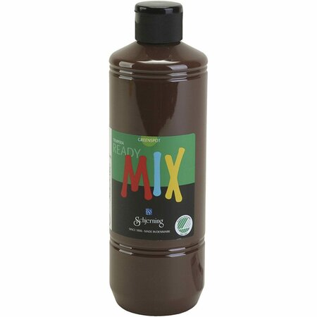Plakkaatverf - Bruin - Milieuvriendelijk - Matt - Greenspot - 500 ml - Waterbasis - Uitstekende Dekking - Voor Papier, Karton en Hout - Droogt Snel en Gemakkelijk Verwerkbaar