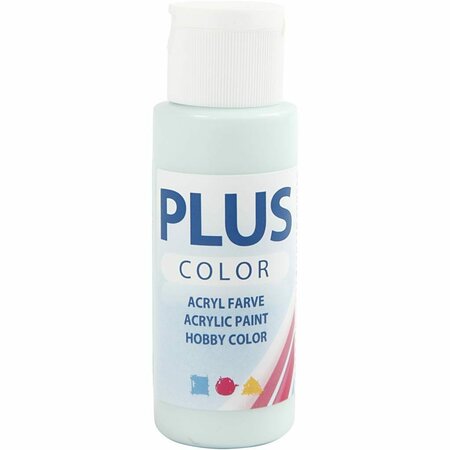 Acrylverf - Groene Verf - Acrylaatverf - Acrylic paint - Hobbyverf - Sneldrogende Verf - Dekkende Verf - Waterbasis Verf - Hoogwaardige Decoratie Verf - Mint Groen - Plus Color Verf - 60ml