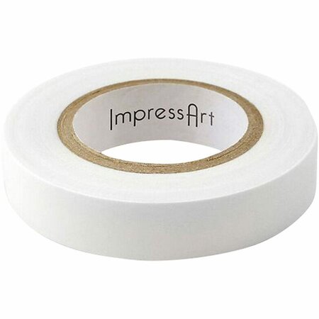 Tape Wit - Sterke Plaktape - DIY Knutseltape - Zelfklevende Tape - Papier Tape - Hobby Plakband - Multifunctionele Tape - B 12,7 mm - 10 m - 1 Rol