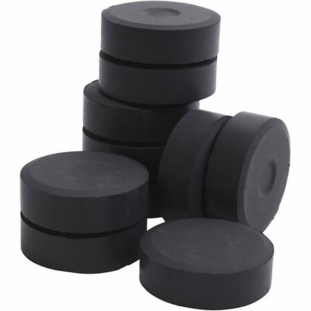 Tempera Verfblokken - Waterverf - 10 Stuks - Zwart - Geschikt voor Papier en Karton - Ideaal voor Scholen - Afmeting 19 x 57 mm - Ronde Blokken