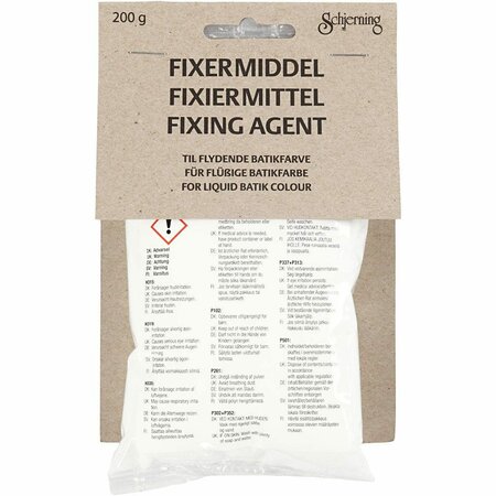 Fixeermedium - Batikverf - Fixeerproduct - Verf Fixeer - Kleur Fixeer - Textiel Fixeer - Fixeermiddel - Kleurbehoudmiddel - Kleurvastmaker - Textielverf Versterker - Verf Versteviger - 200 Gram