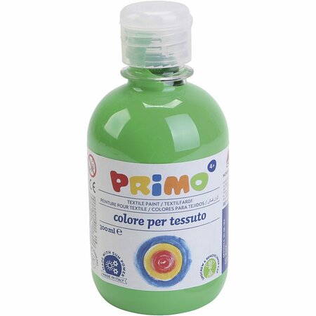 Textielverf Groen – Groene Kledingverf – Textiel Kleurstof – Stoffenverf – Kindvriendelijke Huidveilige Textielverf - Kledingverf - Verf Voor Kleding - PRIMO - 300 ml