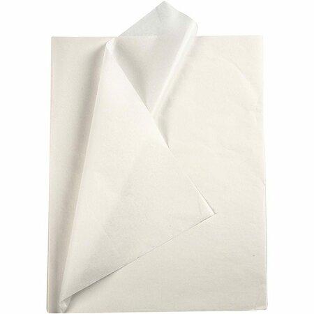 Tissuepapier Wit - Zijdepapier - Crepepapier - Vloeipapier - Inpakken - Decoreren - Knutselen - 50x70 cm - 14 gram - 25 vellen