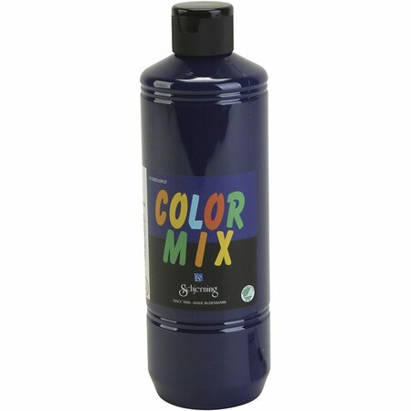 Donkerblauwe Verf - Milieuvriendelijk - Greenspot Colormix - 500ml - Multifunctionele Doorshijnende Verf op Waterbasis - Geschikt voor Meeste Ondergronden - Felle Kleuren - Wast Af van Glas en Gladde