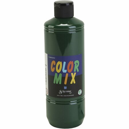 Groene Verf - Milieuvriendelijk - Greenspot Colormix - 500ml - Multifunctionele Doorshijnende Verf op Waterbasis - Geschikt voor Meeste Ondergronden - Felle Kleuren - Wast Af van Glas en Gladde Opperv