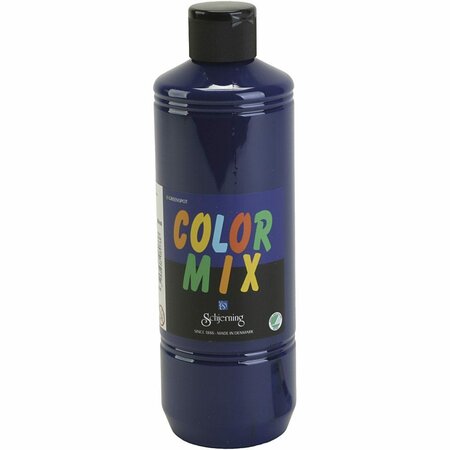 Primair Blauwe Verf - Milieuvriendelijk - Greenspot Colormix - 500ml - Multifunctionele Doorshijnende Verf op Waterbasis - Geschikt voor Meeste Ondergronden - Felle Kleuren - Wast Af van Glas en Gladd