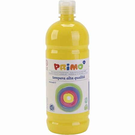 Acrylverf - Gele Verf - Schoolverf Primair Geel - Acrylaatverf - Acrylic paint - Waterbasis Milieuvriendelijke Hobbyverf - Sneldrogende Verf - 500 ml