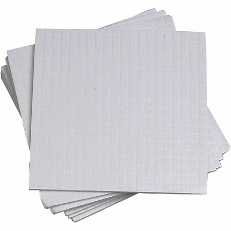 3D Foam Pads – Dubbelzijdig Klevend Foam Tape - 3D Effect Tape - Foam Tape Voor Knutselen - Kaarten Maken Tape - Scrapbooking Foam Tape – 5x5 mm – 1 mm Dikte – 10x400 Stuks