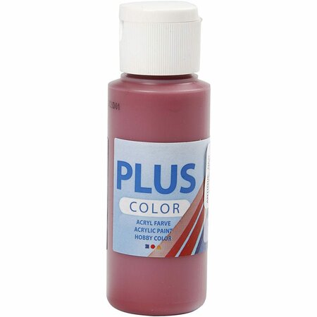 Acrylverf – Rode Verf – Acrylaatverf – Acrylic paint – Hobbyverf – Sneldrogende Verf – Dekkende Verf – Waterbasis Verf – Hoogwaardige Decoratie Verf – Antiek Rood – Plus Color Verf – 60ml