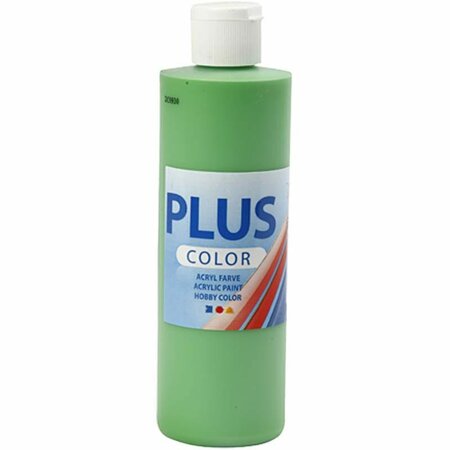 Acrylverf – Groene Verf – Acrylaatverf – Acrylpaint – Hobbyverf – Sneldrogende Verf – Dekkende Verf – Waterbasis Verf – Hoogwaardige Decoratie Verf – Bright Green – Plus Color Verf – 250ml