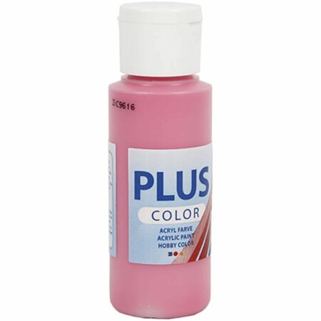 Acrylverf - Roze Verf - Acrylaatverf - Acrylic paint - Hobbyverf - Sneldrogende Verf - Dekkende Verf - Waterbasis Verf - Hoogwaardige Decoratie Verf - Fuchsia - Plus Color Verf - 60ml