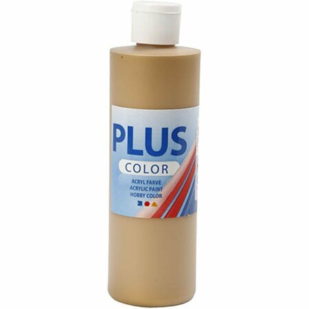 Acrylverf – Gouden Verf – Acrylaatverf – Acrylic paint – Hobbyverf – Sneldrogende Verf – Dekkende Verf – Waterbasis Verf – Hoogwaardige Decoratie Verf – Plus Color Verf – 250ml